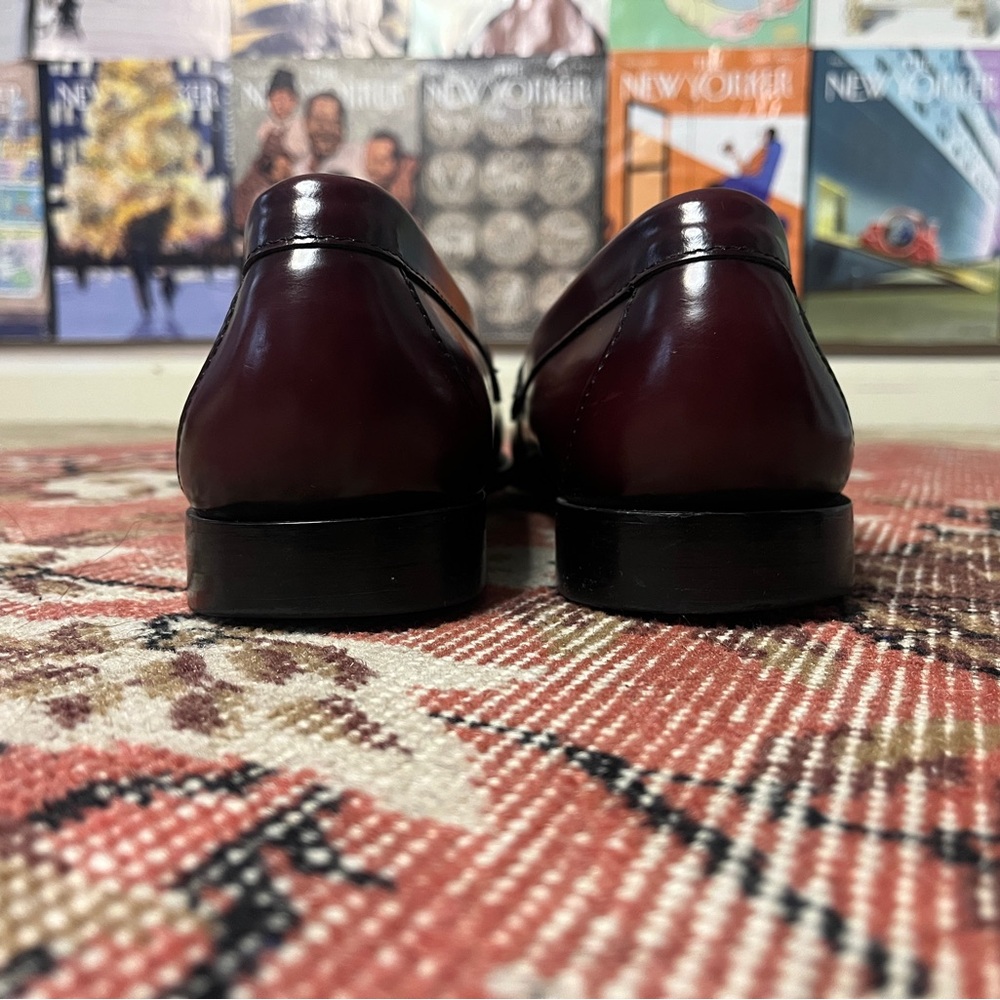 G.H. Bass Weejun’s Classic Penny Loafers in Wine - Picture 9 of 9